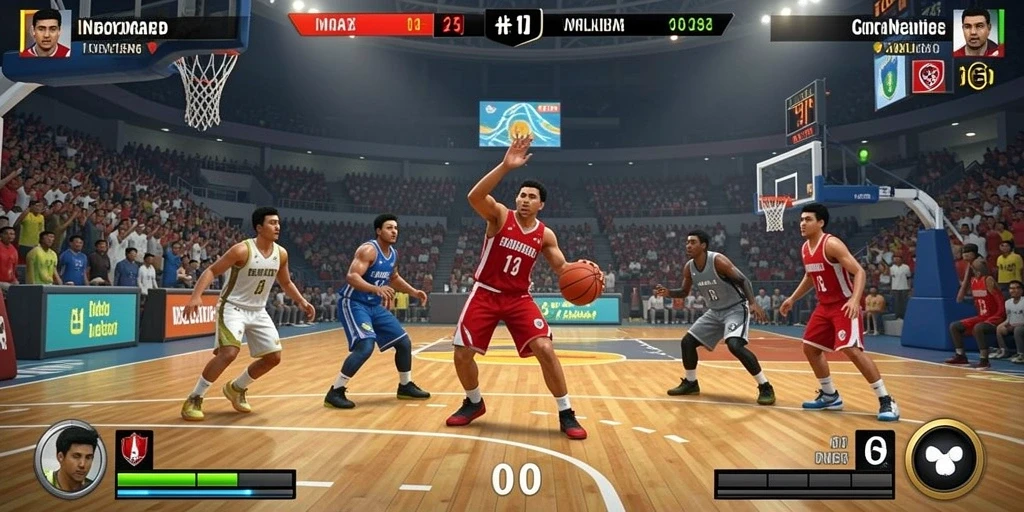 Momen kompetisi seru di fitur multiplayer.